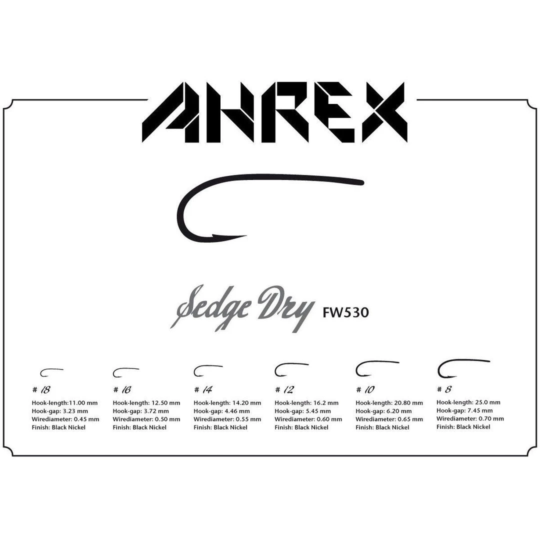 Ahrex Hooks Ahrex FW530 Freshwater Sedge Dry Fly Hook