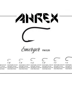 Hooks Ahrex FW520 Emerger Hook - Barbed