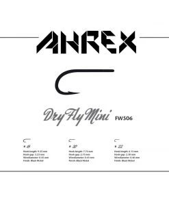 Ahrex FW506 Freshwater Dry Fly Mini Hook