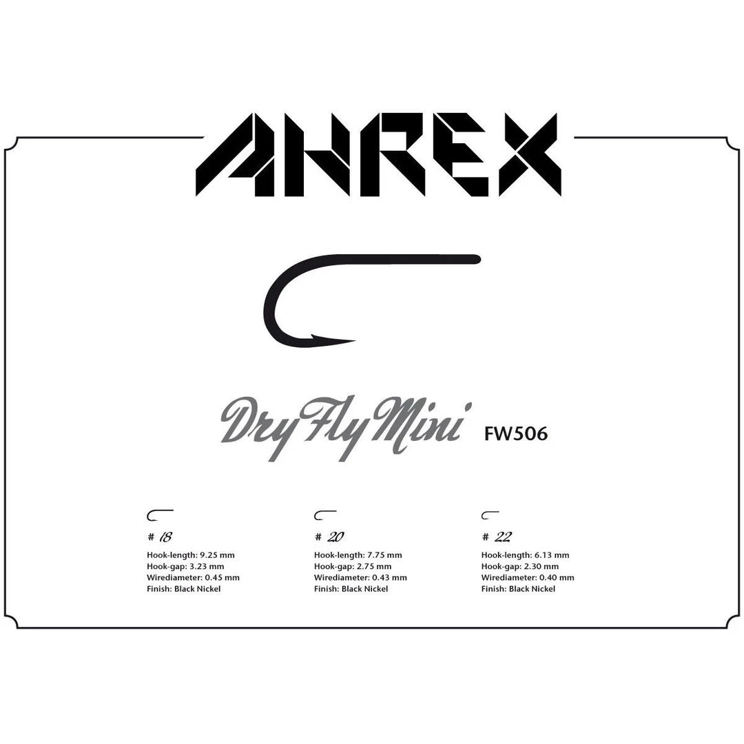 Ahrex FW506 Freshwater Dry Fly Mini Hook