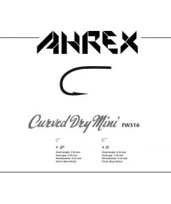 Ahrex FW516 Freshwater Curved Dry Mini Hook