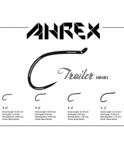 Ahrex HR483 Barbless Home Run Trailer Hook Hooks