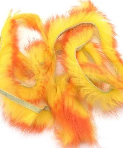 Hareline Fly Tying Materials Two-Toned Rabbit Strips