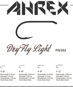 Ahrex FW502 Dry Fly Light Hook Hooks