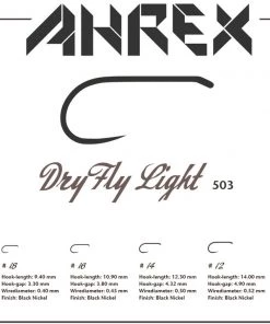 Ahrex FW503 Barbless Dry Fly Light Hook Hooks