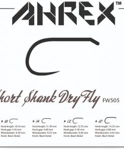 Hooks Ahrex FW505 Short Shank Barbless Dry Fly Hook