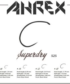 Ahrex FW525 SuperDry Barbless Hook Hooks