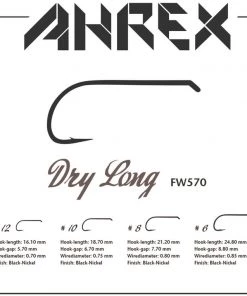 Ahrex FW570 Long Dry Fly Hook