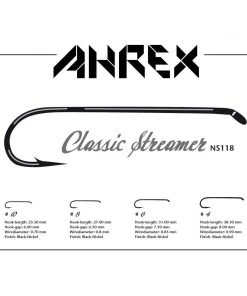 Hooks Ahrex NS118 Nordic Salt Classic Streamer Hook