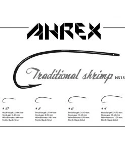 Ahrex NS156 Nordic Salt Traditional Shrimp Hook