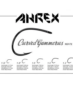 Ahrex NS172 Nordic Salt Curved Gammarus Hook