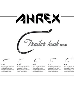 Ahrex NS182 Nordic Salt Trailer Hook Hooks