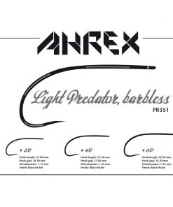 Ahrex PR351 Barbless Light Predator Hook Hooks