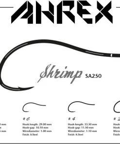 Ahrex SA250 Saltwater Shrimp Hook Hooks