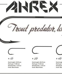 Ahrex TP615 Trout Predator Long Streamer Hook Hooks