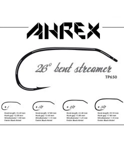 Ahrex TP650 26 Degree Bent Streamer Hook Hooks