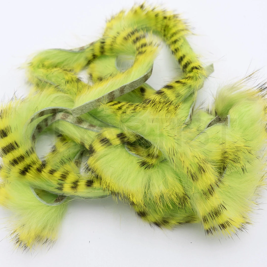 Hareline Magnum Tiger Barred Rabbit Strips