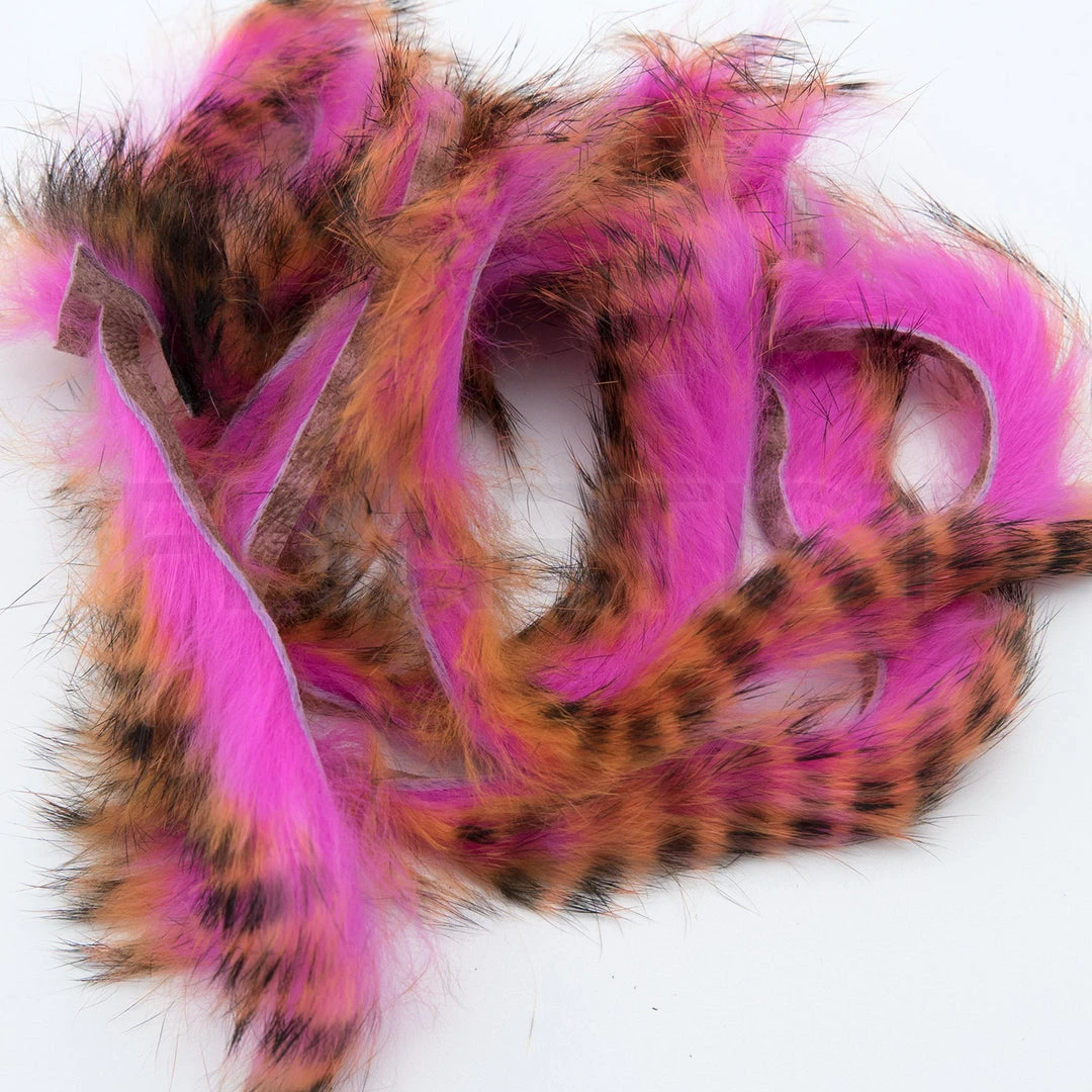 Hareline Magnum Tiger Barred Rabbit Strips