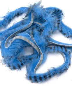 Hareline Black Barred Rabbit Strips Fly Tying Materials