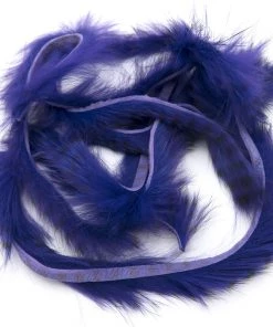 Hareline Black Barred Rabbit Strips Fly Tying Materials