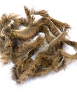 Hareline Black Barred Rabbit Strips Fly Tying Materials