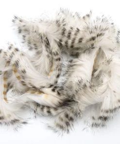 Hareline Black Barred Rabbit Strips Fly Tying Materials