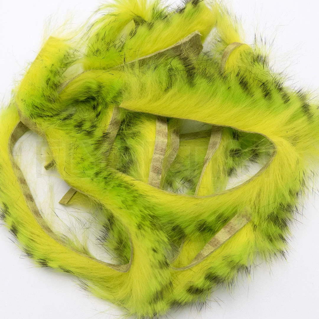 Hareline Magnum Tiger Barred Rabbit Strips