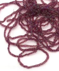 Hareline Dyed Pearl Diamond Braid Fly Tying Materials