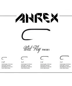 Hooks Ahrex FW581 Barbless Freshwater Wet Fly Hook