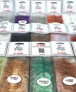 Enrico Puglisi Fly Tying Materials EP Sparkle Brush 3" Wide