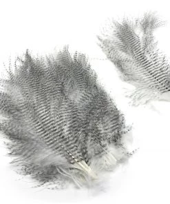 Hareline Fine Black Barred Marabou Fly Tying Materials