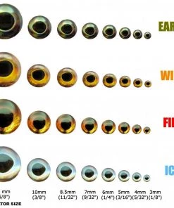 Flymen Fishing Company Fish-Skull Living Eyes Fly Tying Materials