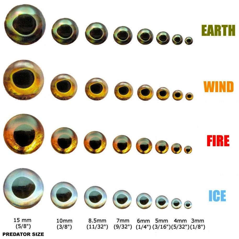 Flymen Fishing Company Fish-Skull Living Eyes Fly Tying Materials