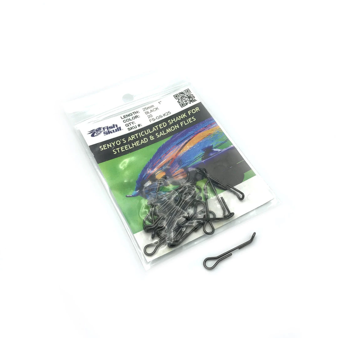 Flymen Fishing Company Fish-Skull Senyo's Articulated Shank For Steel & Salmon Flies