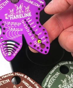 Tools Hareline Hackle, Hook, & Bead Gauge
