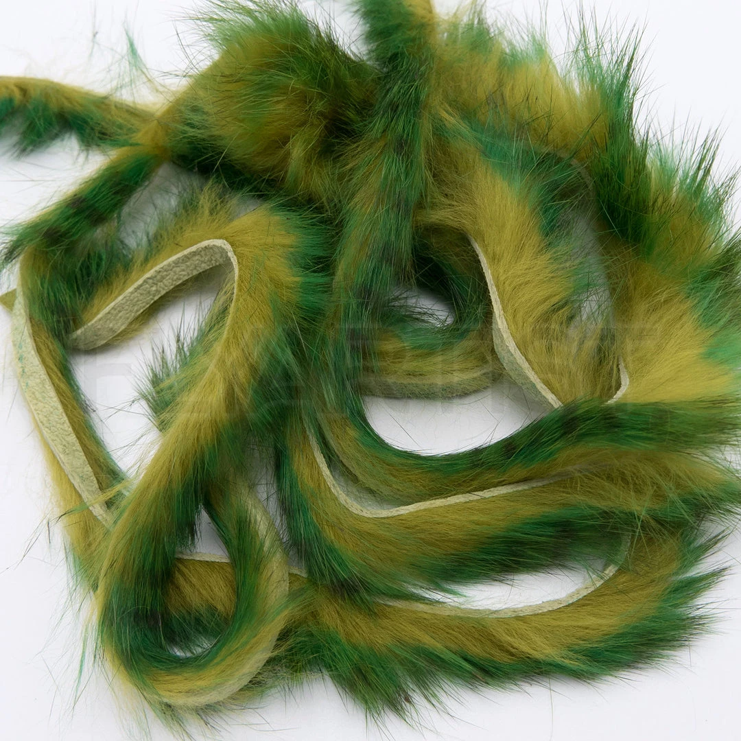 Hareline Magnum Tiger Barred Rabbit Strips