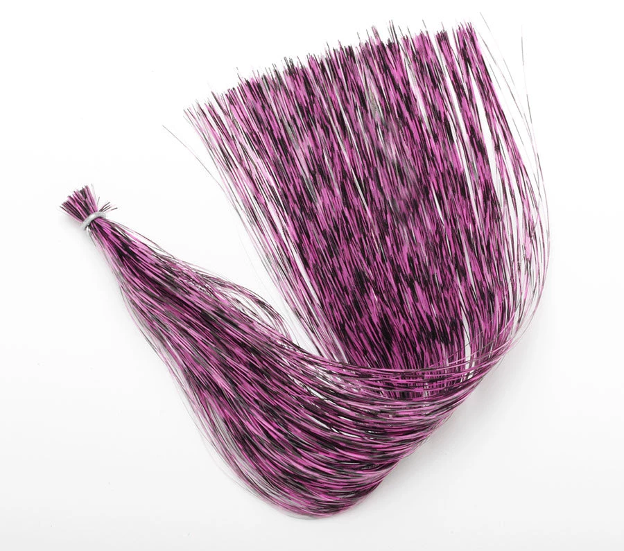 Hedron Fly Tying Materials Grizzly Barred Flashabou