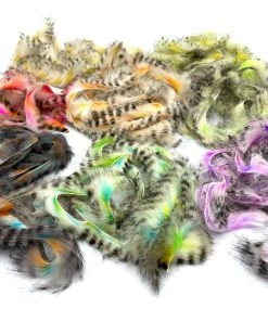 Hareline Black Barred Groovy Bunny Strips Fly Tying Materials