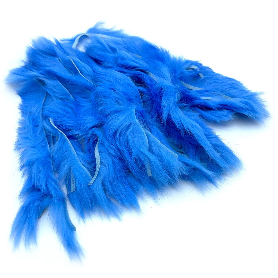 Hareline Cross Cut Rabbit Hide Strips Fly Tying Materials