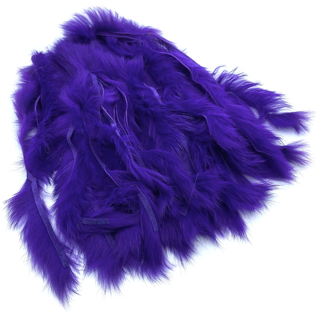 Hareline Cross Cut Rabbit Hide Strips Fly Tying Materials