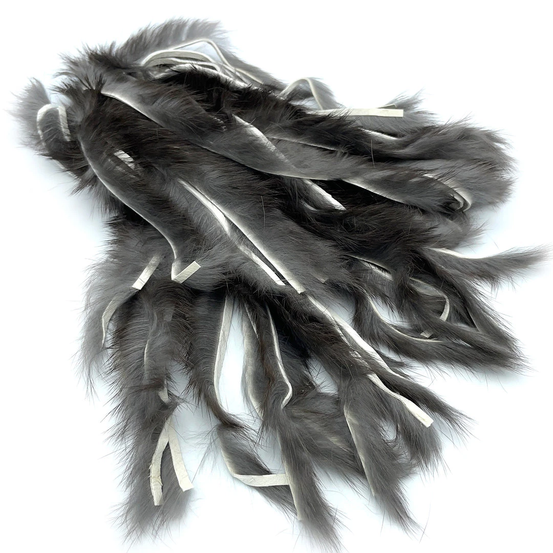 Hareline Cross Cut Rabbit Hide Strips Fly Tying Materials