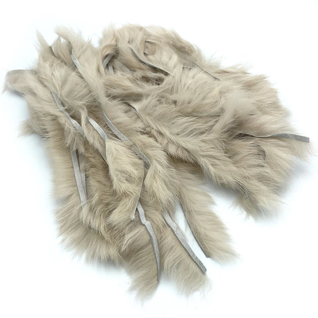 Hareline Cross Cut Rabbit Hide Strips Fly Tying Materials