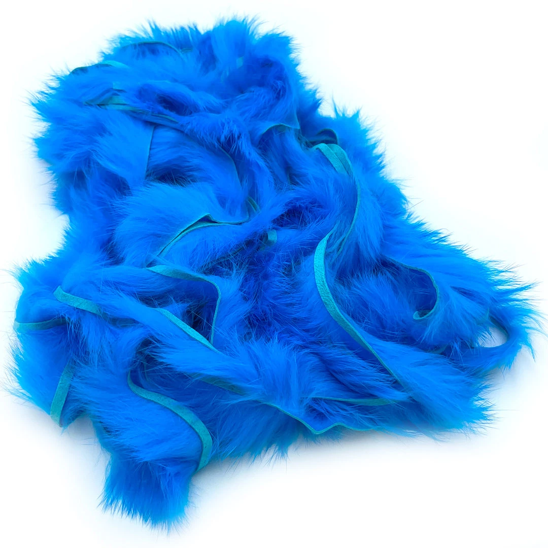 Hareline Cross Cut Rabbit Hide Strips Fly Tying Materials