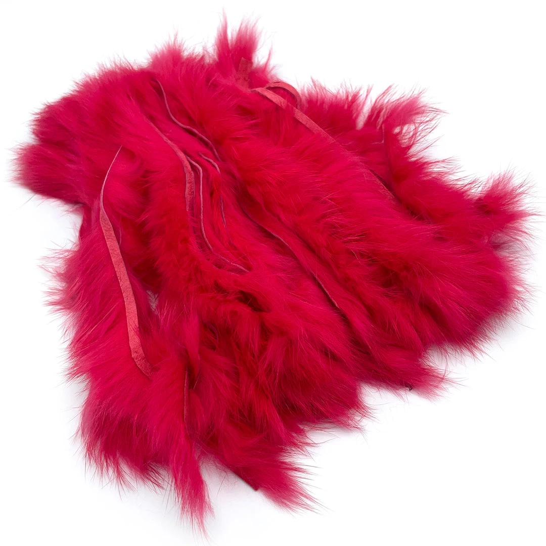 Hareline Cross Cut Rabbit Hide Strips Fly Tying Materials