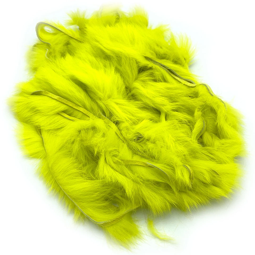 Hareline Cross Cut Rabbit Hide Strips Fly Tying Materials
