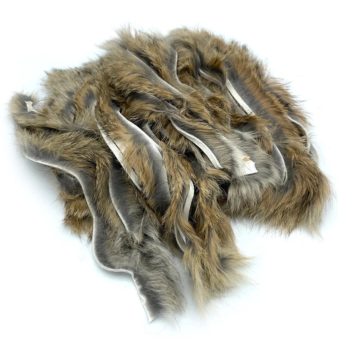 Hareline Cross Cut Rabbit Hide Strips Fly Tying Materials