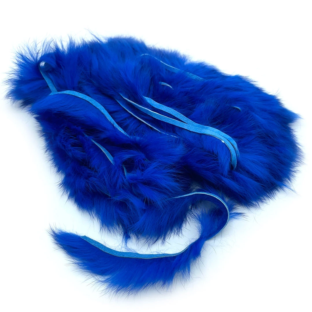 Hareline Cross Cut Rabbit Hide Strips Fly Tying Materials