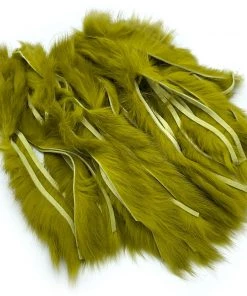 Hareline Cross Cut Rabbit Hide Strips Fly Tying Materials