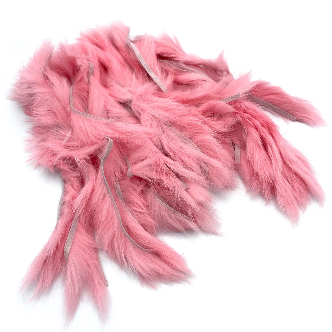 Hareline Cross Cut Rabbit Hide Strips Fly Tying Materials