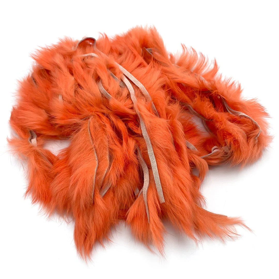 Hareline Cross Cut Rabbit Hide Strips Fly Tying Materials